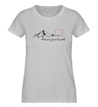 Lade das Bild in den Galerie-Viewer, #bergverliebt - Damen Premium Organic Shirt - Grau / XS -