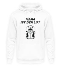 Lade das Bild in den Galerie-Viewer, Mama Lift - Unisex Organic Hoodie - Weiß / S - Drummer
