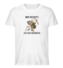 Lade das Bild in den Galerie-Viewer, Mir reicht´s Schneehase - Unisex Organic Shirt - White / S -