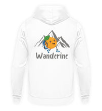 Lade das Bild in den Galerie-Viewer, Wanderine Rücken - Unisex Organic Hoodie - Arktikwhite / S -