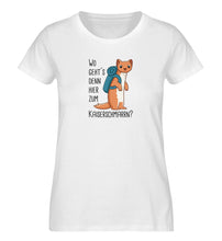 Lade das Bild in den Galerie-Viewer, Wo Kaiserschmarrn Bergwiesel - Damen Premium Organic Shirt -
