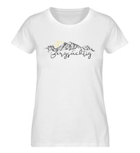 Lade das Bild in den Galerie-Viewer, Bergsüchtig - Damen Premium Organic Shirt - White / XS -
